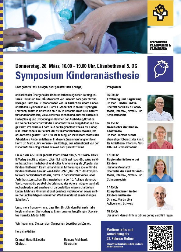 Druckversion Symposium Kinderanästhesie